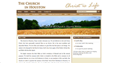 Desktop Screenshot of churchinhouston.org