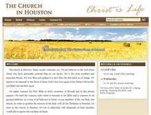 Tablet Screenshot of churchinhouston.org